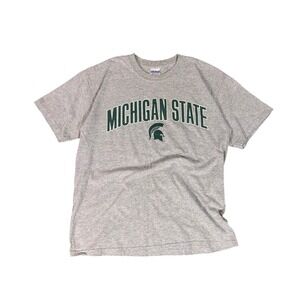 Y2K Michigan State Spartans Heavyweight Cotton T Shirt Men's Medium
